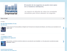 Tablet Screenshot of frecuenciaempresarial.blogspot.com