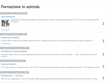 Tablet Screenshot of formazioneinazienda.blogspot.com