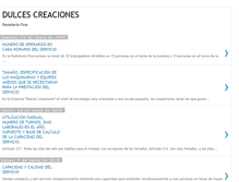 Tablet Screenshot of dulcescreacionesblogspotcom.blogspot.com