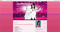 Desktop Screenshot of nantidafanclub.blogspot.com