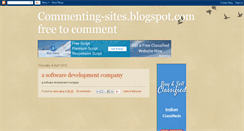 Desktop Screenshot of commenting-sites.blogspot.com