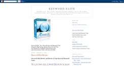 Desktop Screenshot of keywordelite-tool.blogspot.com