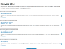 Tablet Screenshot of keywordelite-tool.blogspot.com