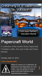 Mobile Screenshot of papercraft-world.blogspot.com