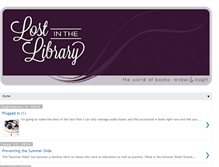 Tablet Screenshot of lil-library.blogspot.com