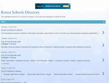 Tablet Screenshot of kenya-schools.blogspot.com