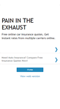 Mobile Screenshot of painintheexhaust.blogspot.com