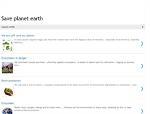 Tablet Screenshot of earthsaved.blogspot.com