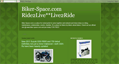 Desktop Screenshot of biker-space.blogspot.com