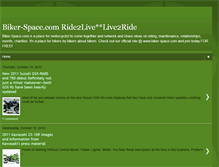Tablet Screenshot of biker-space.blogspot.com