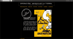 Desktop Screenshot of operacionaniquilarlatierra.blogspot.com