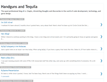 Tablet Screenshot of handgunsandtequila.blogspot.com