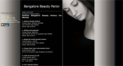Desktop Screenshot of bangalorebeautyparlor.blogspot.com
