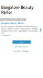 Mobile Screenshot of bangalorebeautyparlor.blogspot.com