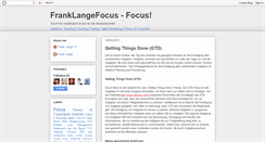 Desktop Screenshot of franklangefocus.blogspot.com