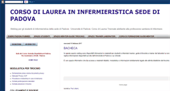 Desktop Screenshot of infermieristica-padova.blogspot.com