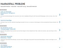 Tablet Screenshot of haarausfall-probleme.blogspot.com