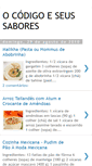 Mobile Screenshot of ocodigoeseussabores.blogspot.com