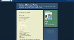 Desktop Screenshot of mexican-barbecue-recipes.blogspot.com