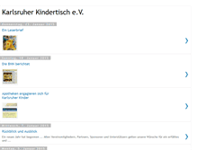 Tablet Screenshot of karlsruher-kindertisch.blogspot.com