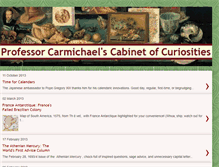 Tablet Screenshot of carmichaelscabinetofcuriosities.blogspot.com