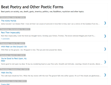 Tablet Screenshot of beat-poetry.blogspot.com
