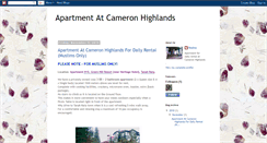 Desktop Screenshot of apartmentatcameronhighlands.blogspot.com