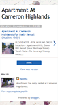 Mobile Screenshot of apartmentatcameronhighlands.blogspot.com