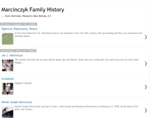 Tablet Screenshot of marcinczykgenealogy.blogspot.com