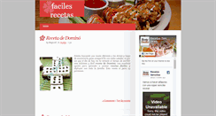 Desktop Screenshot of faciles-recetas.blogspot.com