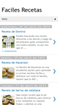 Mobile Screenshot of faciles-recetas.blogspot.com