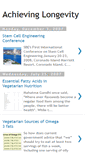 Mobile Screenshot of achievinglongevity.blogspot.com