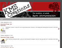 Tablet Screenshot of kmscreationsblog.blogspot.com