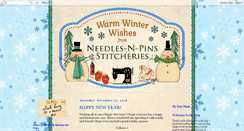 Desktop Screenshot of needlesnpinsstitcheries.blogspot.com