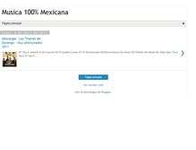Tablet Screenshot of mexican-music.blogspot.com