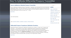 Desktop Screenshot of howtocalibratetransmitter.blogspot.com