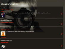 Tablet Screenshot of maurinosfactory.blogspot.com
