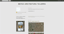Desktop Screenshot of metakarkitekturatailerra.blogspot.com