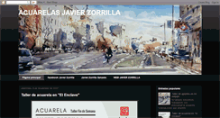 Desktop Screenshot of acuarelasjavierzorrilla.blogspot.com