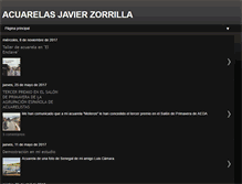 Tablet Screenshot of acuarelasjavierzorrilla.blogspot.com