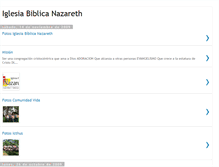 Tablet Screenshot of iglesiabiblicanazareth.blogspot.com