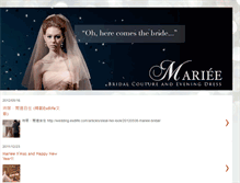 Tablet Screenshot of marieecouture.blogspot.com