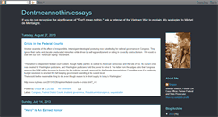 Desktop Screenshot of dontmeannothinessays.blogspot.com