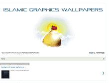 Tablet Screenshot of islamicgraphicwallpapers.blogspot.com