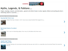 Tablet Screenshot of myths-legends-folklore.blogspot.com