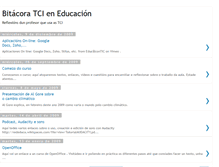 Tablet Screenshot of bitacora-tci.blogspot.com