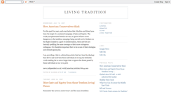 Desktop Screenshot of living-tradition.blogspot.com