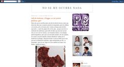 Desktop Screenshot of nosemeocurrenada-claudia.blogspot.com