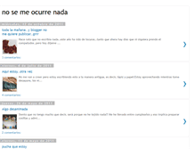 Tablet Screenshot of nosemeocurrenada-claudia.blogspot.com