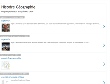 Tablet Screenshot of histoiregeolapie.blogspot.com